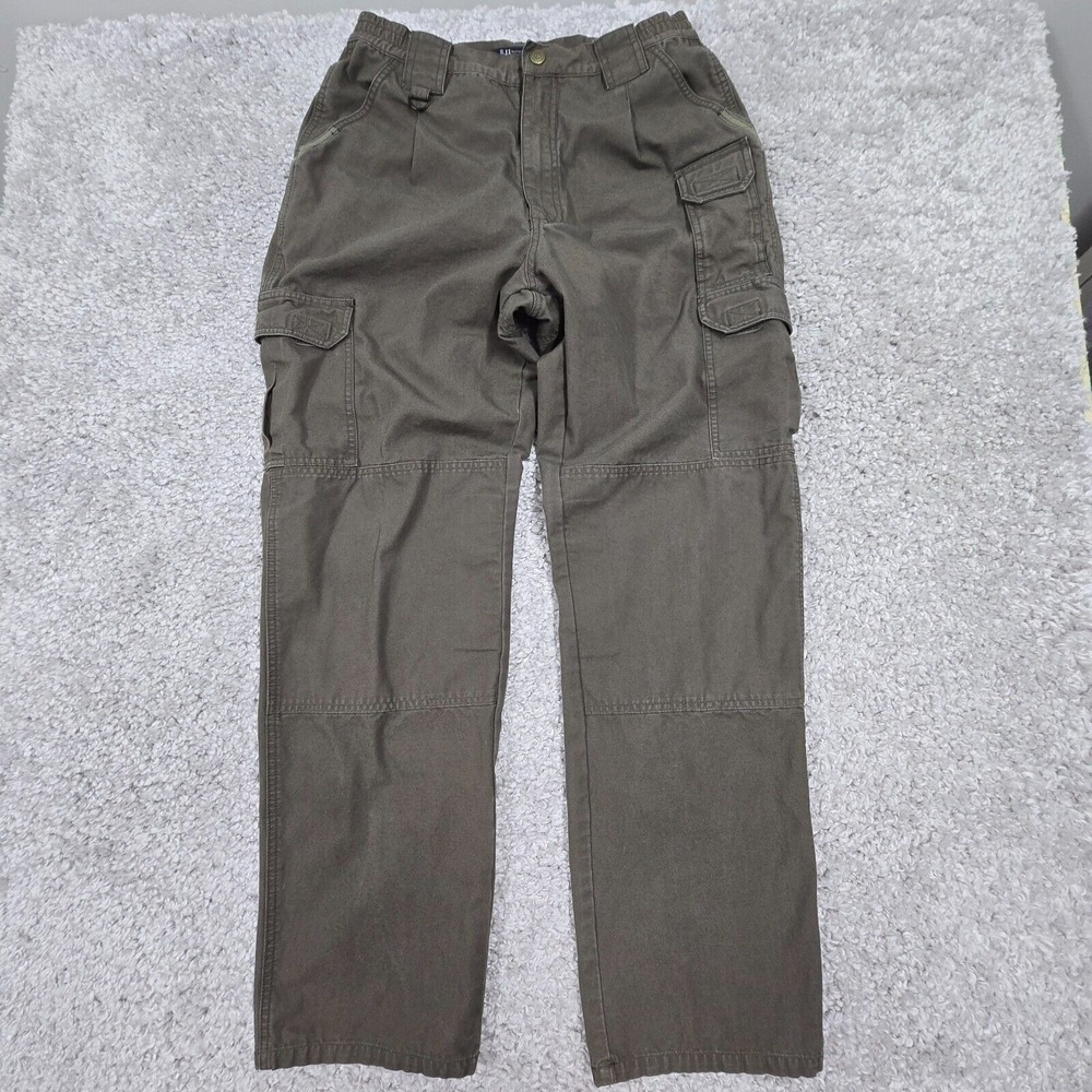 5.11 Tactical Cargo Pants Mens 30x34 (fits 29x32) Green Pockets Rugged Gorpcore